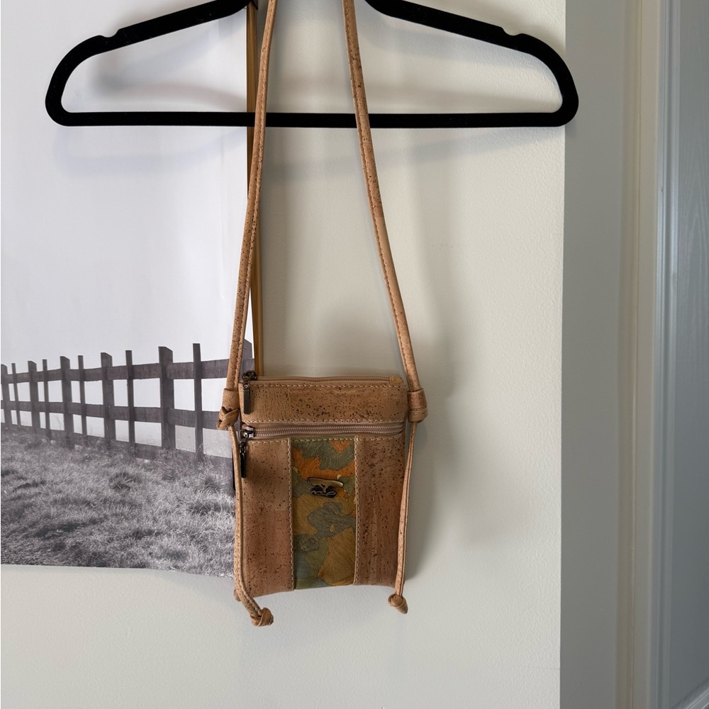 JN Cork Crossbody Bag| Natural Cork Purse| Like New